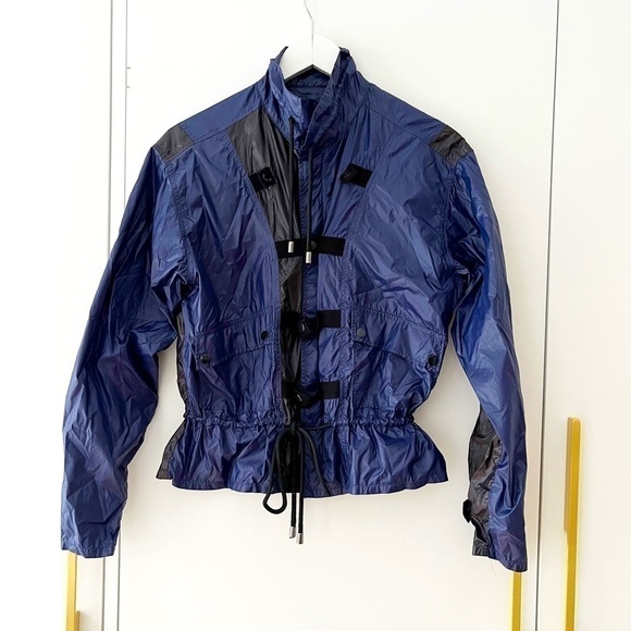 Current/elliott black and blue Rictus jacket windbreaker - Picture 11 of 17